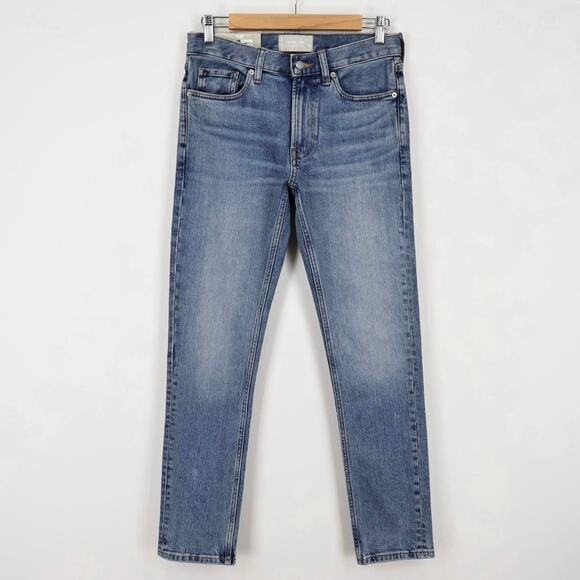 NWT Everlane Men's The Organic Cotton Slim-Fit Jean In Thrift Blue Size 30x30 - Picture 3 of 11